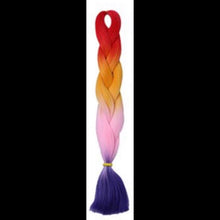 Synthetic Hair Fibre Rainbow Festival & Braiding