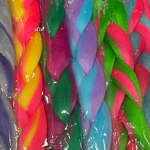 Synthetic Hair Fibre Mixed Festival & Braiding