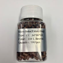 Micro link copper flare bell beads 1000piece