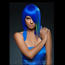 Wig Synthetic Blue