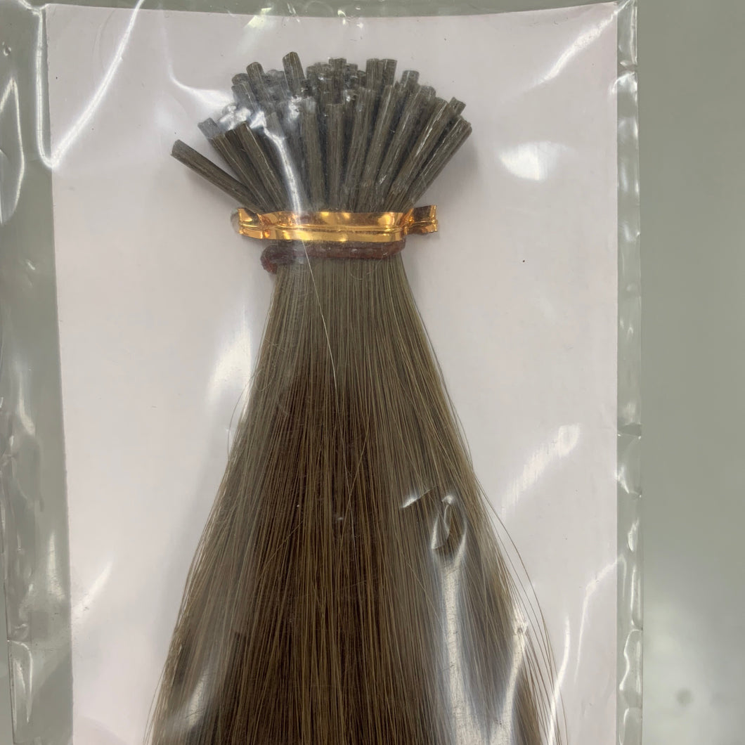 Itip 18” #8 Ash Micro link hair extensions SALE