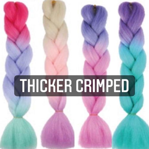 Synthetic Hair Fibre Crimped Festival & Braiding