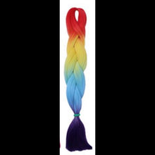 Synthetic Hair Fibre Rainbow Festival & Braiding