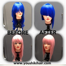 Wig Synthetic Blue