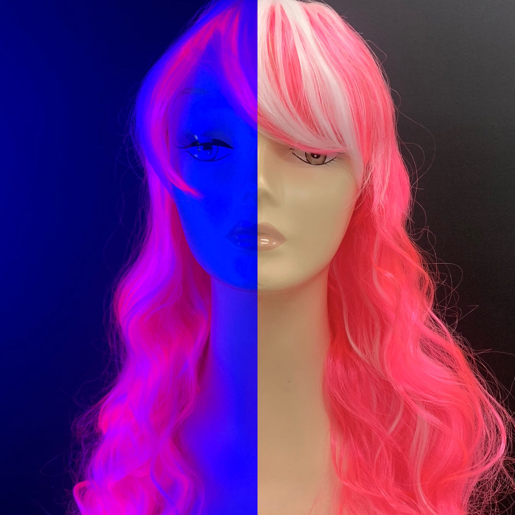 Candy Fantasy Party Wig Neon