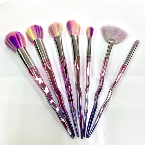 7 piece Unicorn Makeup Brush Set