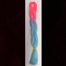 Synthetic Hair Fibre Rainbow Festival & Braiding