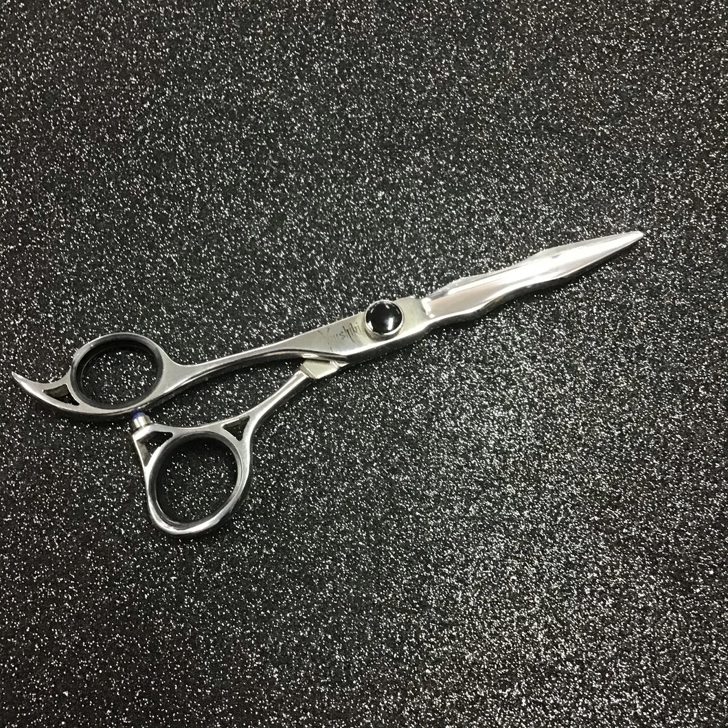Left 6” Silver Dagger Scissors Professional