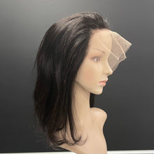 100% Human hair wig lace front Bob 12”