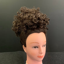 Afro Curly Bun Hair Piece Synthetic