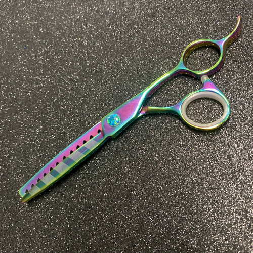6” Texturising Professional Scissors Rainbow