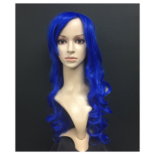 Wig Synthetic Blue