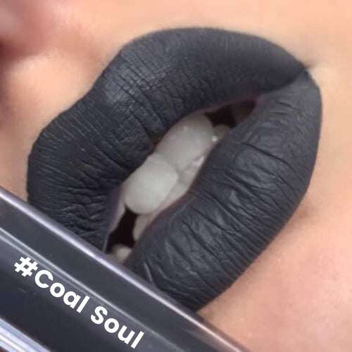 #Coal Soul Selfie Cosmetics Matte Liquid Lipstick